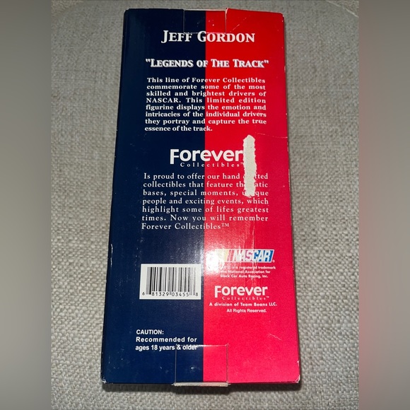 Jeff Gordon NASCAR Bobblehead Forever Collectible Legends of the Track - Picture 5 of 7